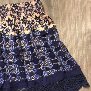 Printed High Waisted Shorts